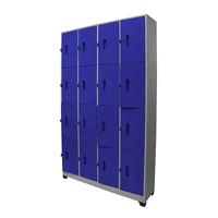 Locker IMG 16 Puestos Gris-Azul Set X 3 Unidades