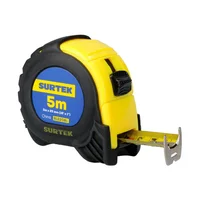 Flexómetro Cuerpo Anti Impacto 5 m x 1 Pulgada Doble Cara Surtek