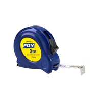 Flexómetro Cuerpo Plástico ABS 3 m x 1/2 Pulgada Color Azul Foy