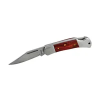 Navaja Abatible de Acero Inoxidable 6'' Mango Madera Surtek