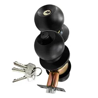 Cerradura Pomo Alcoba Negro Discover