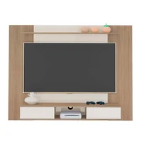 Panel para Tv 75" Tipo Panel en Mpd 176Cm Incluye Soporte Roble con Blanco