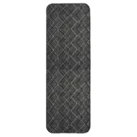 Tapete 60 cm X 20 cm Argollado Trenza Gris