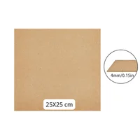 Pack X5 Laminas Tabla Madera Mdf 25x25 Amoblar