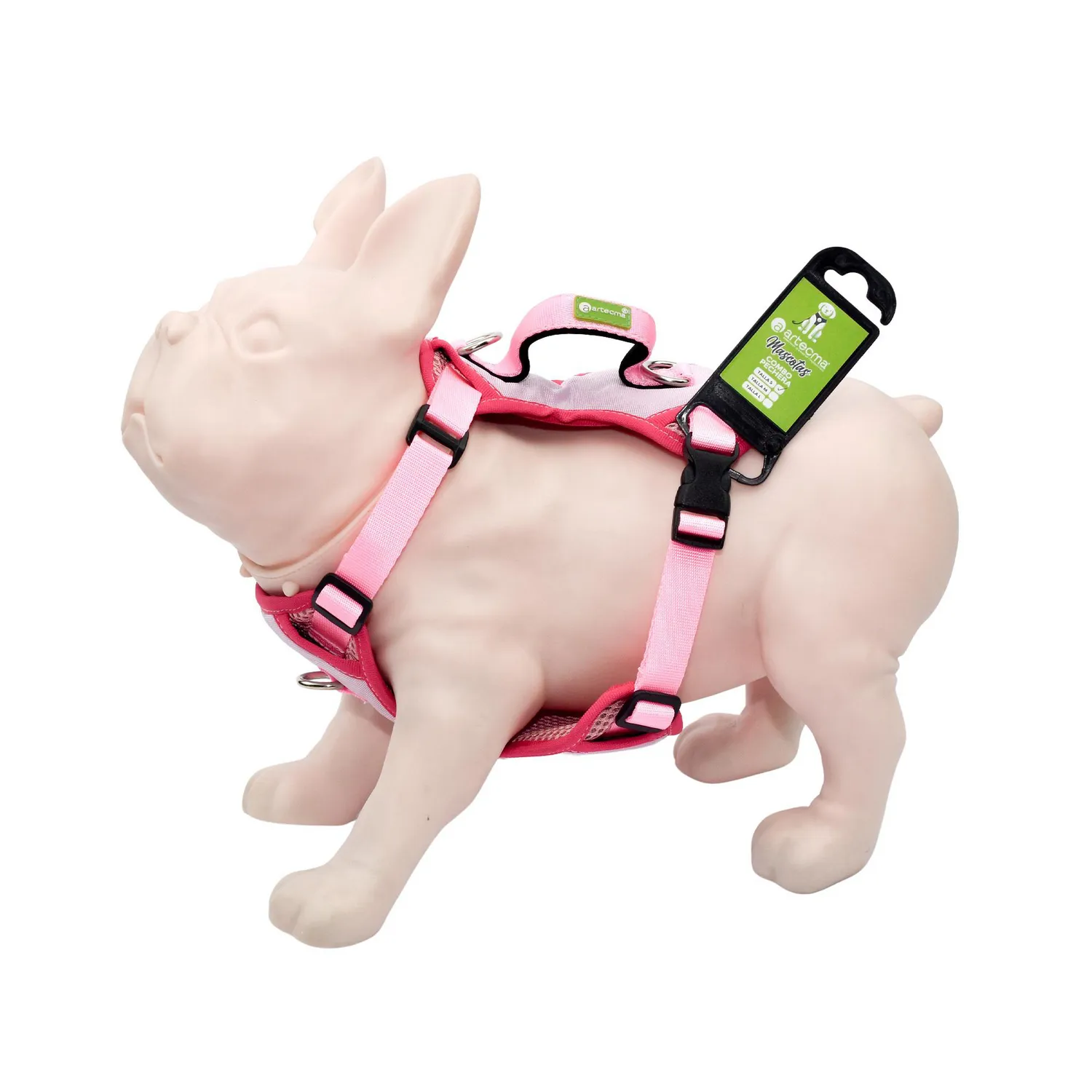 Pechera Mascota Talla m Rosada