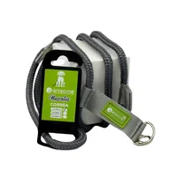 Correa Polo Calibre 8 Para Perro Gris 120cm