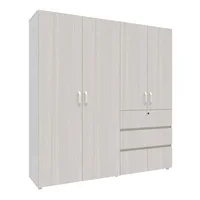 Closet Florencia 200X190X50Cm Niebla Blanco