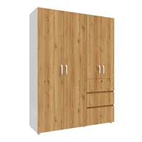 Closet Florencia 200X150X50Cm Madera natural Blanco