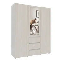 Closet Covalt 200X160X50Cm Niebla Blanco