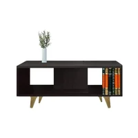 Mesa de Centro Rectangular 85X30X35Cm Wengue