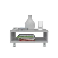 Mesa de Centro 48X48X28Cm Blanco