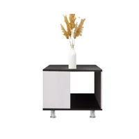 Mesa de Centro 48X50X43Cm Wengue Blanco