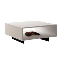 Mesa de Centro 48X25X48Cm Blanco