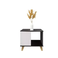 Mesa de Centro 48X45X50Cm Wengue Blanco