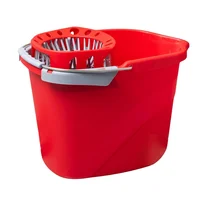 Balde Escurridor 10 Litros Rojo