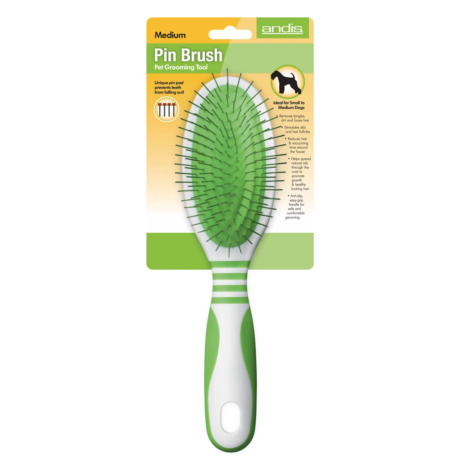 Cepillo Peluqueria Canina Pin Brush m 3