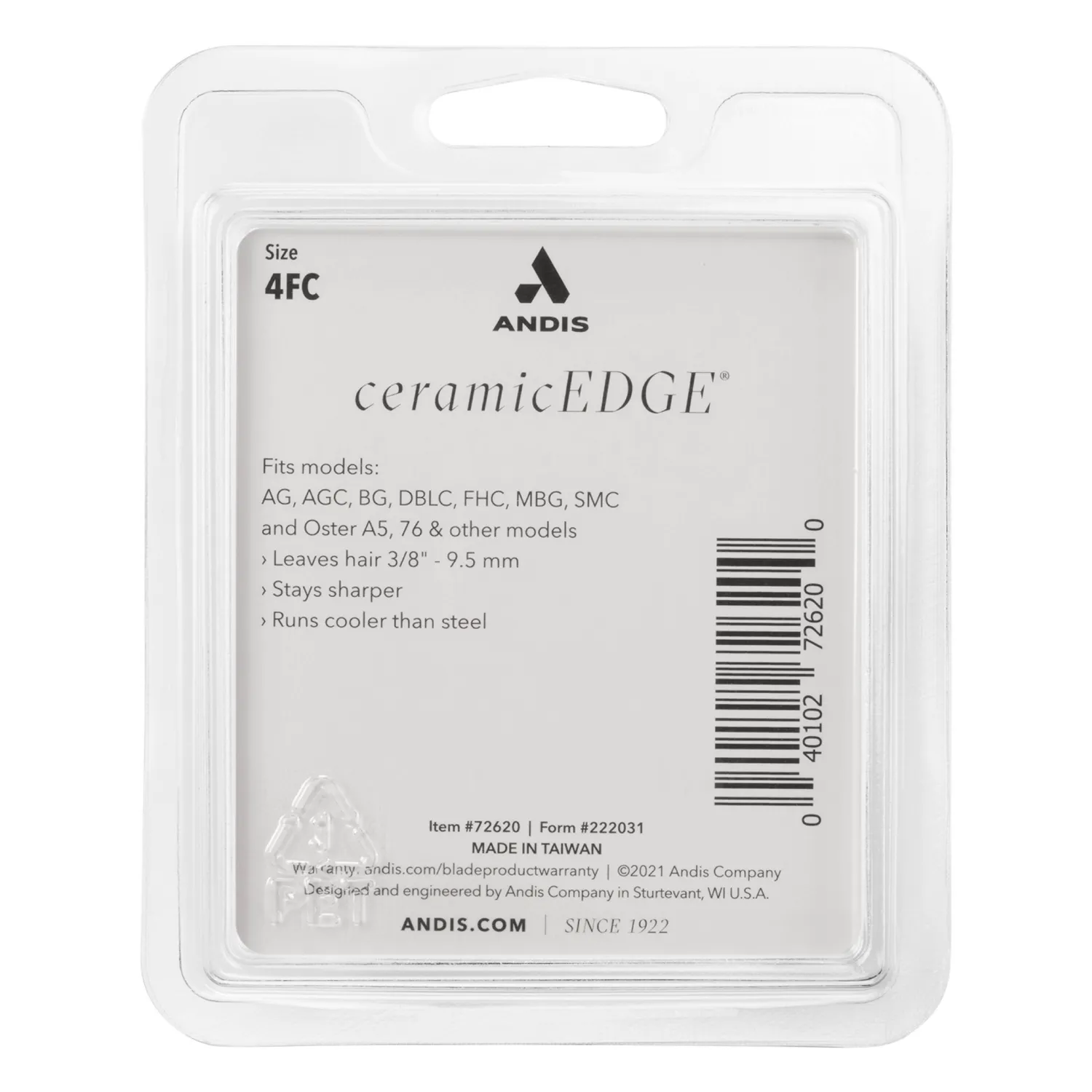 Cuchilla Peluqueria Canina Ceramic Edge N 4fc 3