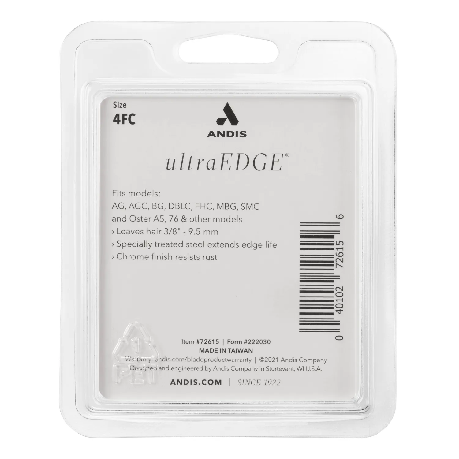 Cuchilla Peluqueria Canina Ultra Edge N 4fc 4
