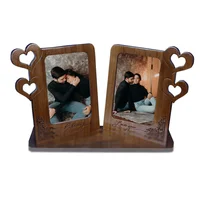 Portarretrato Portaduo-(40cm x 21cm) Color Madera Envejecido