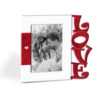 Portarretrato Love Point (21cm x 19.5cm) Color: Blanco y Rojo
