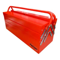 Caja para Herramientas Metálica Plegable 5 Cajoneras Ferton