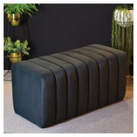 Puff Rayart Luxury Gris Oscuro Extra Suave 2 Ptos 104 Cm