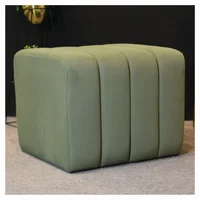 Puff Rayart Luxury Verde Tela Extra Suave 1 Pto 60 Cm