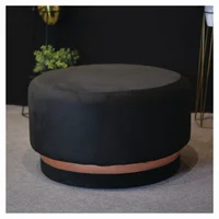 Puff Moon Black Luxury 80 Cm Diametro