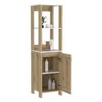 Mueble Optimizador 1 Bath Bi-color 150x40x40 Rta Blanco Duna