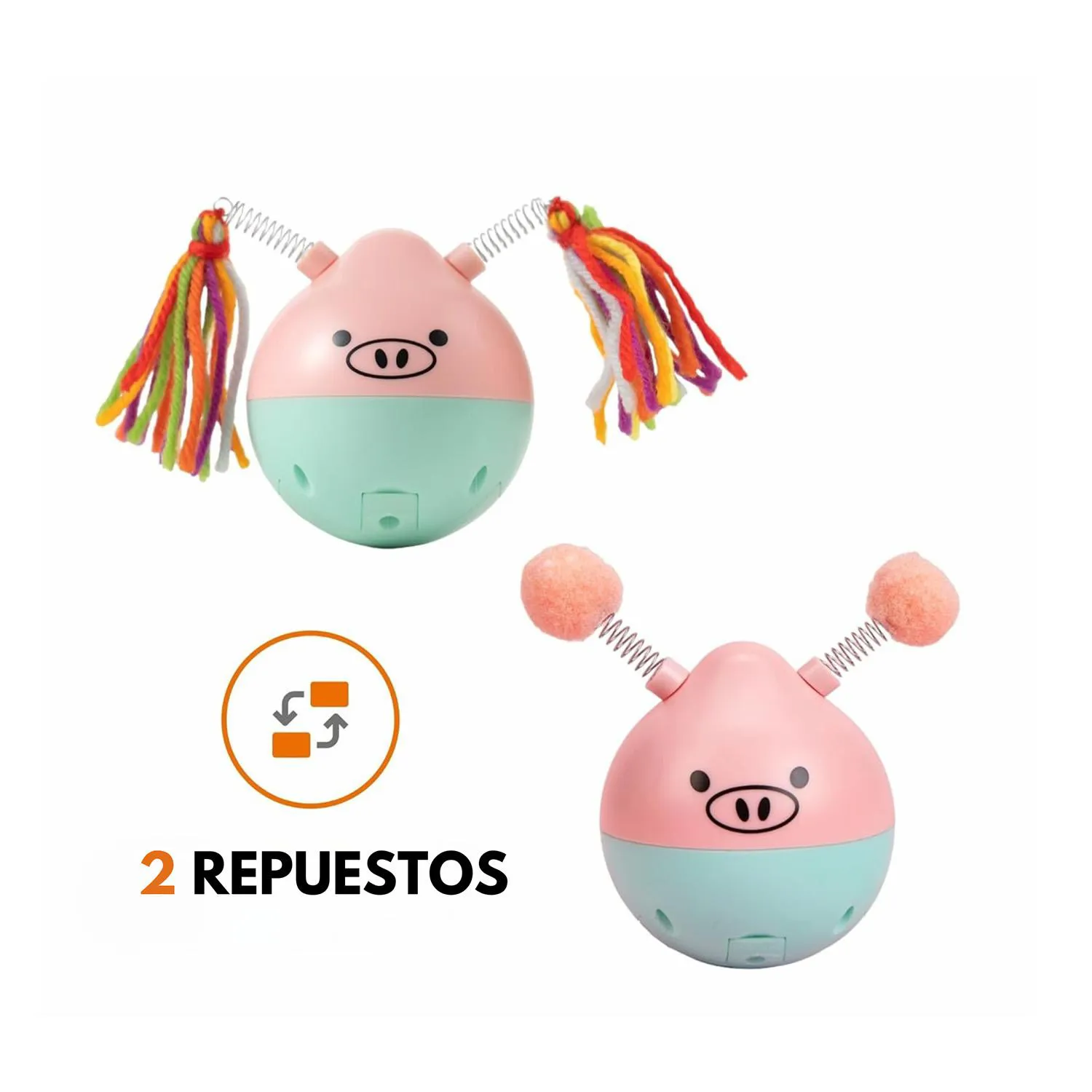 Cerdo Remolino (2Xaa Baterias No Incluidas)