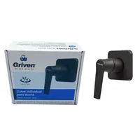 Grifería Individual Para Ducha Acero Inoxidable Acabado Negro Mate Consumo 6.4 l/min