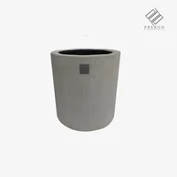 Matera en Cemento tipo Tubular de 30 cm Alto x 30 cm Ancho Set X 3 Unidades