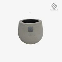 Matera en Cemento tipo Gota de 20 cm Alto x 18 cm Diámetro Set X 12 Unidades