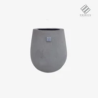 Matera en Cemento tipo Gota de 30 cm Alto x 24 cm Diámetro Set X 12 Unidades