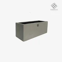 Matera en Cemento tipo Jardinera de 50 cm Largo x 20 cm Ancho x 20 cm Alto Set X 6 Unidades