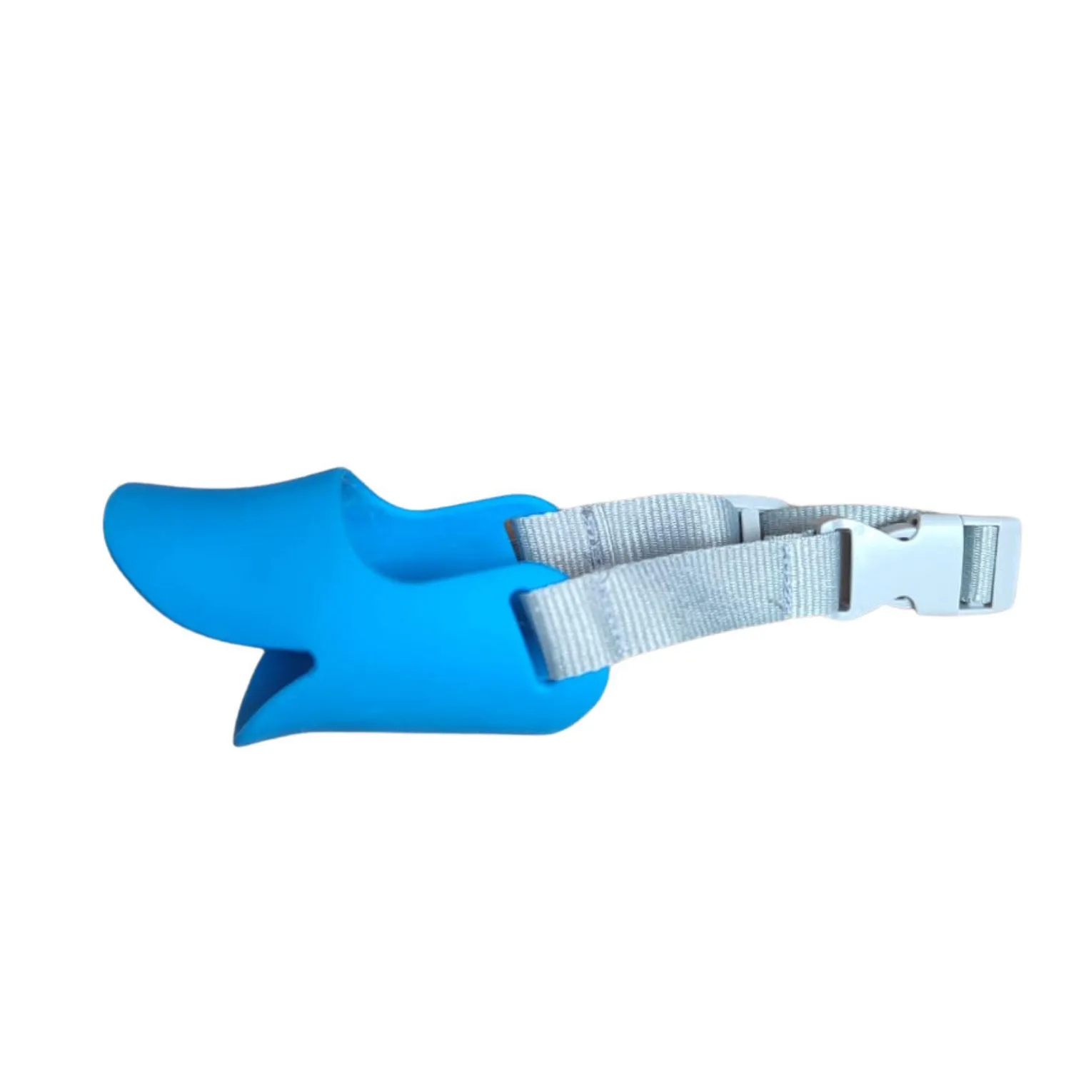 Bozal Perro Forma de Pato Talla S 7x4.5cm Azul