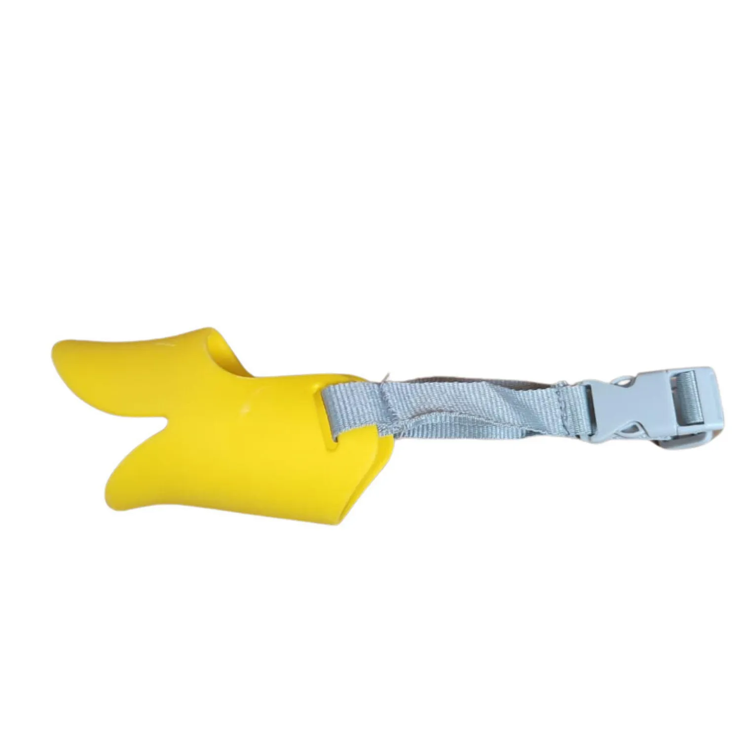 Bozal para perro en forma de pato talla m 10x5.5cm azul pet center