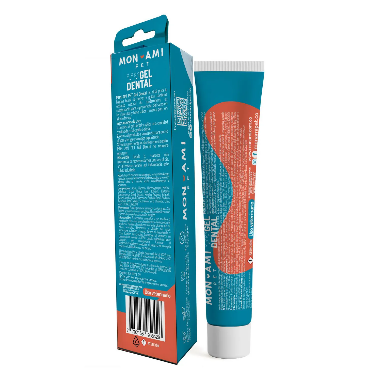 Gel Dental Mascotas Monami 5