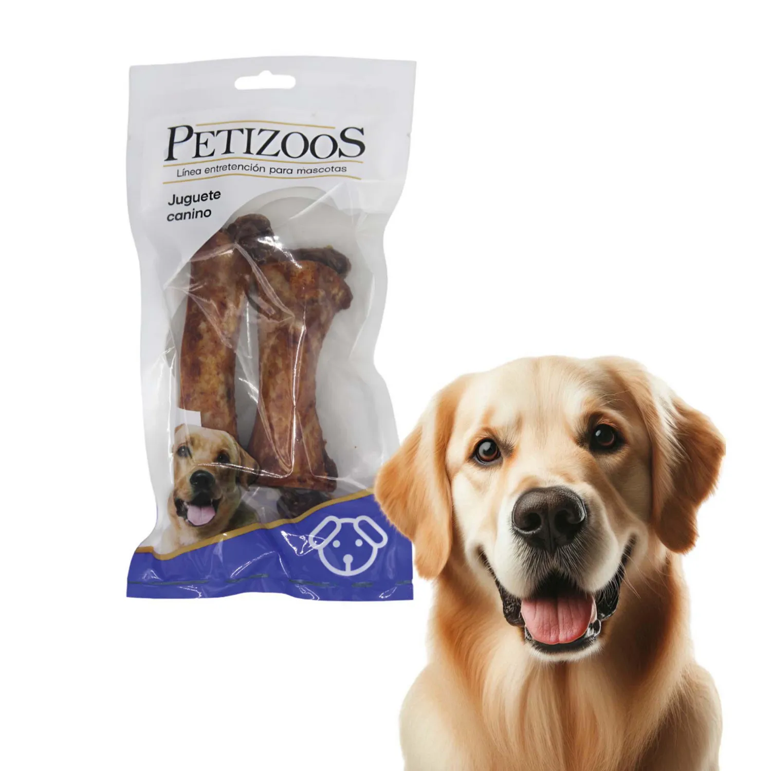 Snack Perro Tira De Cerdo X2 Unidades Petizoos 3