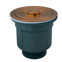 Canastilla De Lavaplatos En Acero Inoxidable Oro Rosa 2 Pulg
