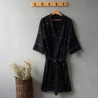 Bata de Baño Hombre 320gr 140 cm Negro