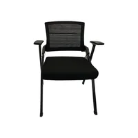 Silla Interlocutora Prado Ergonomica Estructura Negra