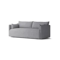 Sofá Snop 2 Puestos Tela Antifluidos 178x90x75 Gris