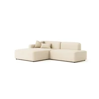 Sofá en L Izquierdo Sky Tela Antifluidos 220x95x75 Beige