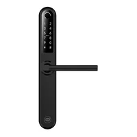 Cerradura Digital Cheka Black Mate Pico de Loro Apertura Remota Apertura con Huella Código Tarjeta y Llave