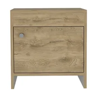 Mesa de Noche 41.6X40X35.2 Colore Macadamia-Blanco Set X 8 Unidades