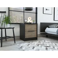 Mesa de Noche Kaia 48X41X36.3 Wengue-Miel Set X 4 Unidades
