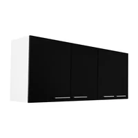 Gabinete Cocina 1.50cm Blanco Wengue Set X 4 Unidades