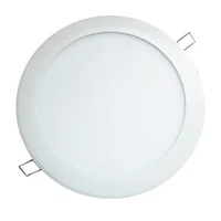 Panel led redondo 9w luz blanca fría 500 lúmenes set x 10 unidades