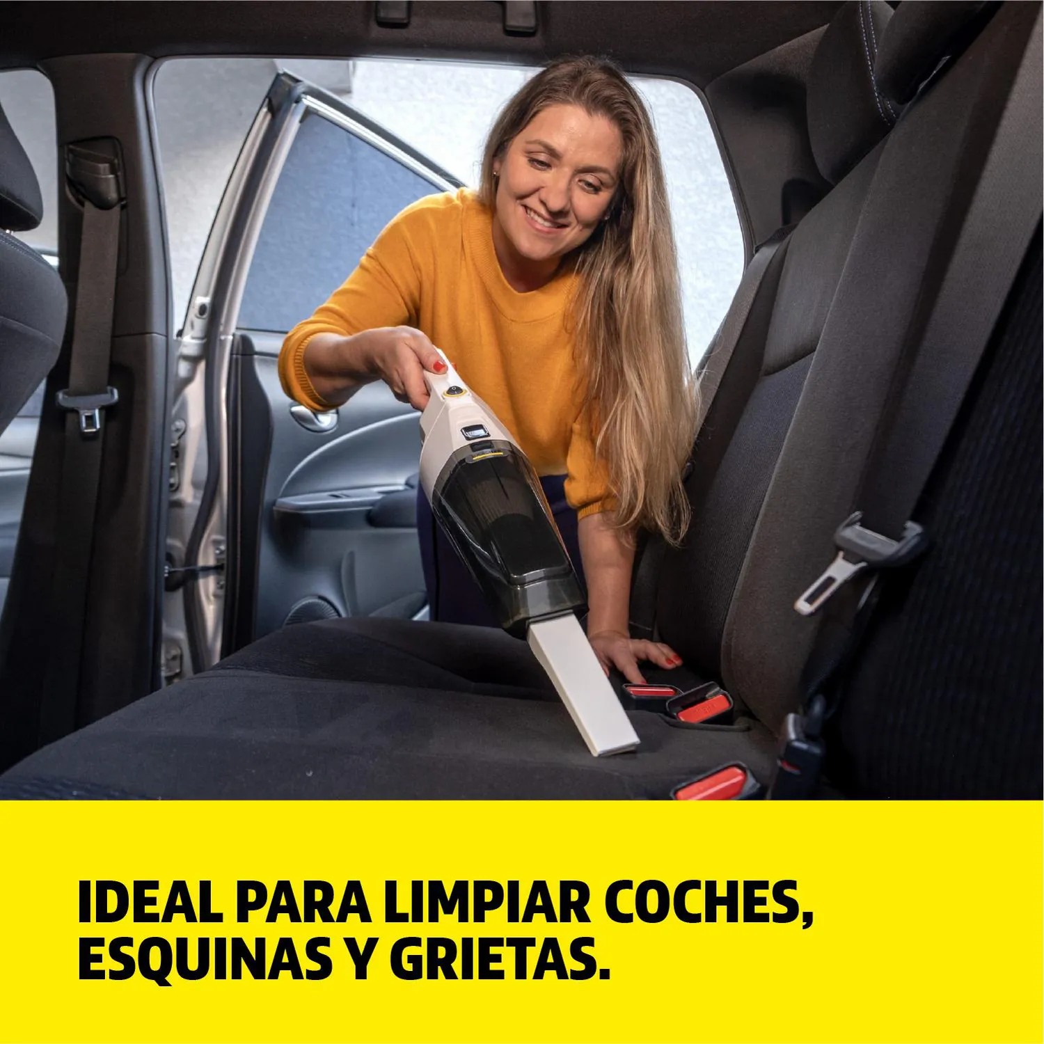 Aspiradora Vertical 2 En 1 1000 Watts Blanco Karcher 6